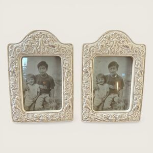 Ornate Cherub Picture Frame 8x10 Heavy Composite Baroque Ivory Cream Putti